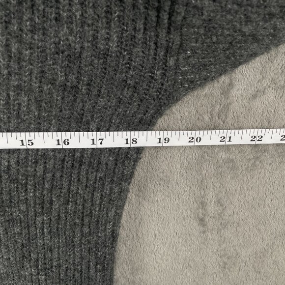 Style & Co. Petite Women’s Small Gray Turtleneck Ribbed Knit Sweater Cozy Warm - Picture 4 of 6